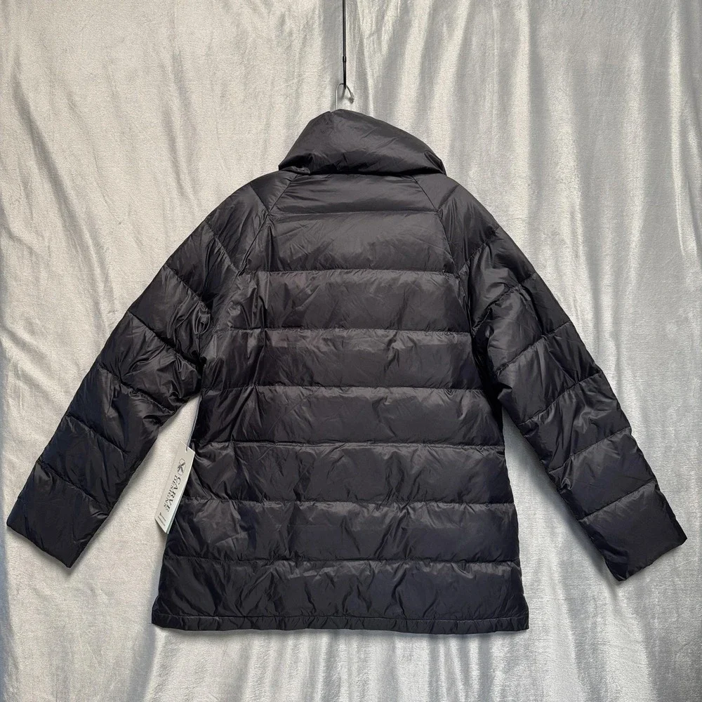 Carve Designs Minxy Jacket Womens Large Black Down Puffer Coat Quilted Winter - Picture 12 of 15